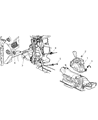 Chrysler Pacifica Automatic Transmission Shift Levers Diagram - 5310000AD