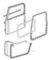 Jeep Wrangler Window Run Diagram - 55395176AA