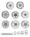 2011 Dodge Challenger Spare Wheel Diagram - 5181849AC
