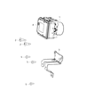 Jeep Cherokee ABS Control Module Diagram - 68496423AA