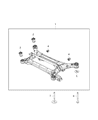 Chrysler Voyager Crossmember Bushing Diagram - 68231868AB