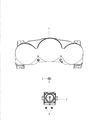 Chrysler Sebring Instrument Cluster Diagram - 5172702AE