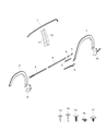 Ram Door Moldings Diagram - 6QE36SZ0AC
