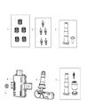 Jeep TPMS Sensor Diagram - 68142397AA