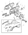 Chrysler Coil Spring Bracket Diagram - 5101712AA