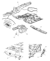 Jeep Floor Pan Diagram - 55394418AD
