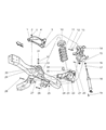 Dodge Durango Control Arm Bumper Diagram - 52106438AB