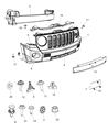 2010 Jeep Patriot Bumper Diagram - 68021299AB