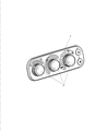 2004 Dodge Viper A/C Switch Diagram - 4865810AA