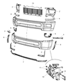 Ram 3500 Bumper Diagram - 1MQ01CDMAB