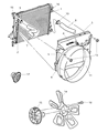 Dodge Radiator Diagram - 55056682AA