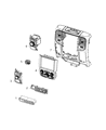 2020 Ram 1500 Automatic Transmission Shift Levers Diagram - 56054275AJ