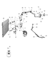 Ram A/C Service Cap Diagram - 68237081AA