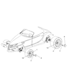 2001 Chrysler Prowler Spare Wheel Diagram - 4865347AA