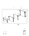 Jeep Wrangler Radiator Diagram - 68314786AA