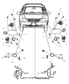 Dodge Caravan Headlight Diagram - 4857700AC