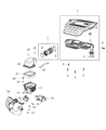 Dodge Dart Air Intake Coupling Diagram - 5047406AB