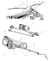 Chrysler Wiper Pivot Diagram - 5142423AA