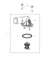 Ram Thermostat Diagram - 68105533AB
