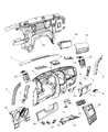 2009 Dodge Nitro Air Bag Diagram - 5108039AB