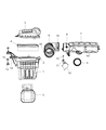 Dodge Air Intake Coupling Diagram - 53034012AC