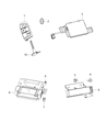 Chrysler 200 Transmitter Diagram - 68155687AB