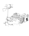 Jeep Transmission Oil Cooler Hose Diagram - 52079592AB