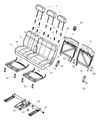Chrysler Aspen Seat Cushion Diagram - 1FQ761D5AA