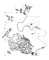 Chrysler Clutch Fork Diagram - 4725612AA
