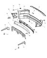 2008 Dodge Grand Caravan Bumper Diagram - 1AE62TZZAB