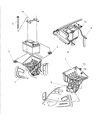 Dodge Ram 2500 Battery Tray Diagram - 55275126AD