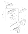 Chrysler Cirrus Exhaust Heat Shield Diagram - MD323780