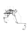 Jeep Compass Coolant Reservoir Diagram - 5058157AD