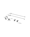 Ram C/V Car Key Diagram - 5026378AN