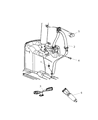 2014 Jeep Wrangler Seat Belt Diagram - 1RN02DX9AC