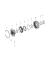 Ram 3500 Exhaust Seal Ring Diagram - 68253942AA