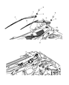 Dodge Caliber Windshield Wiper Diagram - 5303780AF