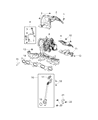 Jeep Compass Turbocharger Diagram - 68303438AA