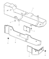2002 Dodge Ram 3500 Fuel Tank Strap Diagram - 52102059