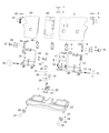Jeep Seat Cushion Diagram - 68417652AA