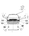 Dodge Headlight Diagram - 55372814AA