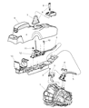 Chrysler Cirrus Shift Knob Diagram - 4593296