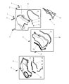 Chrysler Sebring Timing Cover Diagram - MD325374