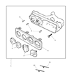 Chrysler Cirrus A/C Switch Diagram - 4897714AA