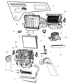 Jeep Wrangler Blower Motor Diagram - 68232369AA