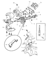 Chrysler Voyager Steering Column Diagram - 4680500AC
