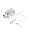 Jeep Renegade Windshield Diagram - 68438874AA