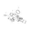 Jeep Thermostat Diagram - 68439522AA