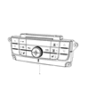 2011 Dodge Durango A/C Switch Diagram - 55111833AC