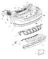 Dodge Caliber Bumper Diagram - YC95TZZAD
